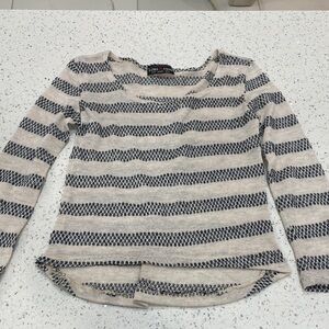 Lori & Jane girl Striped Long Sleeve Top size small